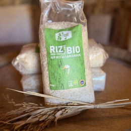 IGP Riz Long Semi-complet très clair Bio de Camargue Canard des Rizières